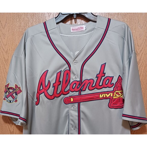 Deion Sanders (Mitch/Ness)-(Atlanta)-(Jersey)-(Grey)-(New Cond.)-(Size:XL)-$85 - Picture 3 of 15